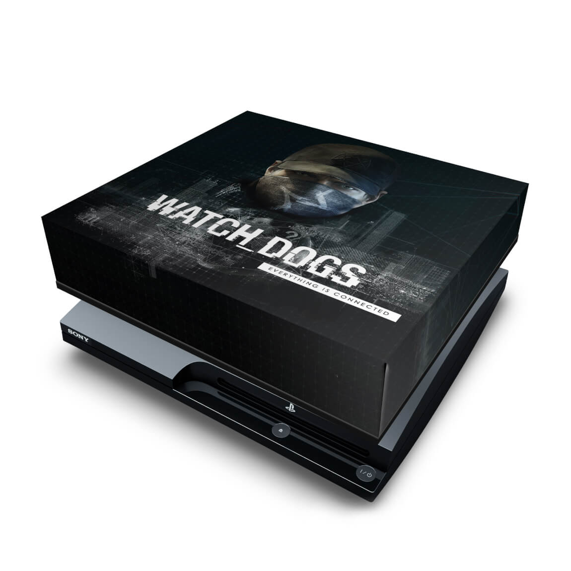 PS3 Slim Capa Anti Poeira - Watch Dogs