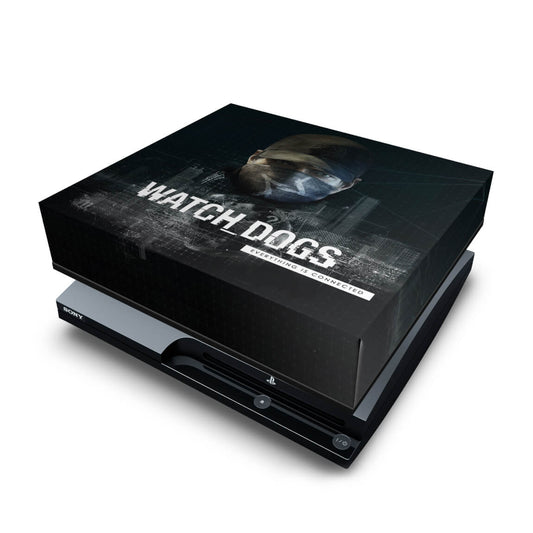 PS3 Slim Capa Anti Poeira - Watch Dogs