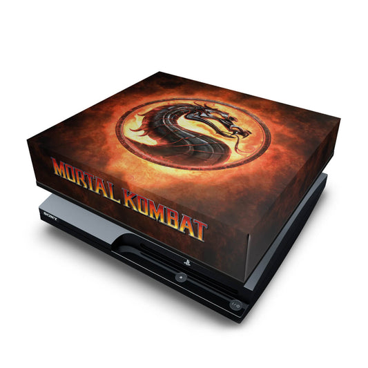 PS3 Slim Capa Anti Poeira - Mortal Kombat