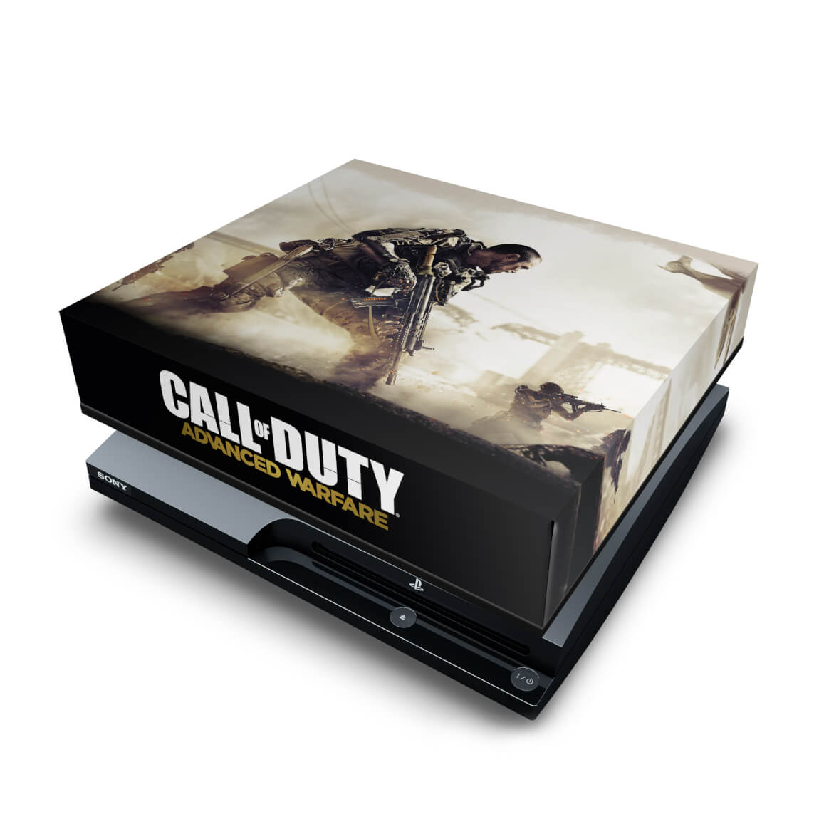 PS3 Slim Capa Anti Poeira - Call Of Duty Advanced Warfare