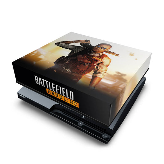 PS3 Slim Capa Anti Poeira - Battlefield Hardline