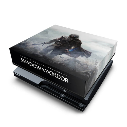 PS3 Slim Capa Anti Poeira - Shadow Of Mordor