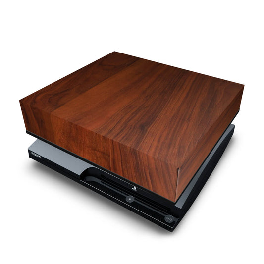 PS3 Slim Capa Anti Poeira - Madeira #1