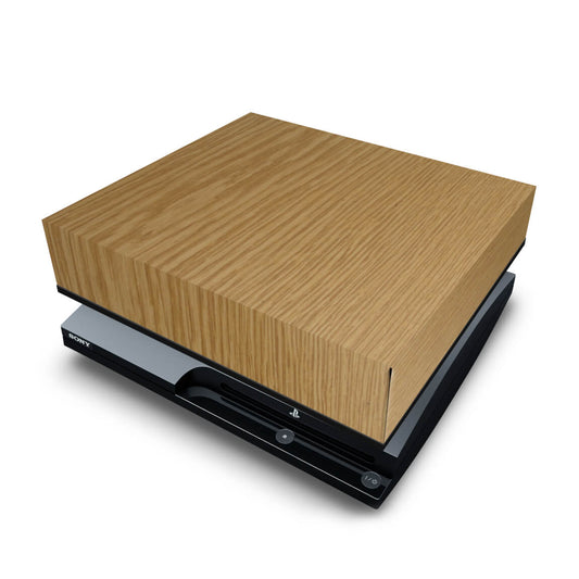 PS3 Slim Capa Anti Poeira - Madeira #2