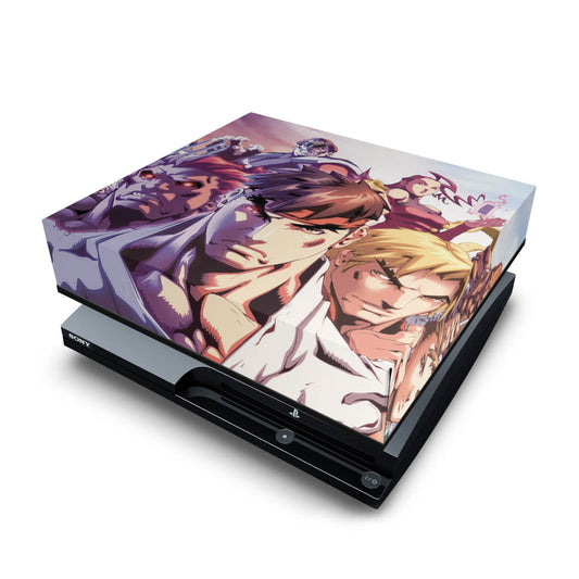 PS3 Slim Capa Anti Poeira - Street Fighter