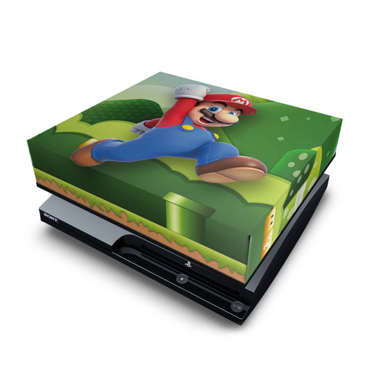 PS3 Slim Capa Anti Poeira - Mario & Luigi
