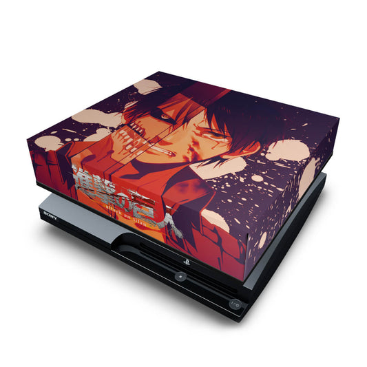 PS3 Slim Capa Anti Poeira - Attack On Titan #a