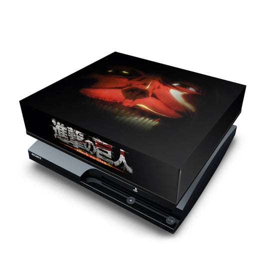 PS3 Slim Capa Anti Poeira - Attack On Titan #b