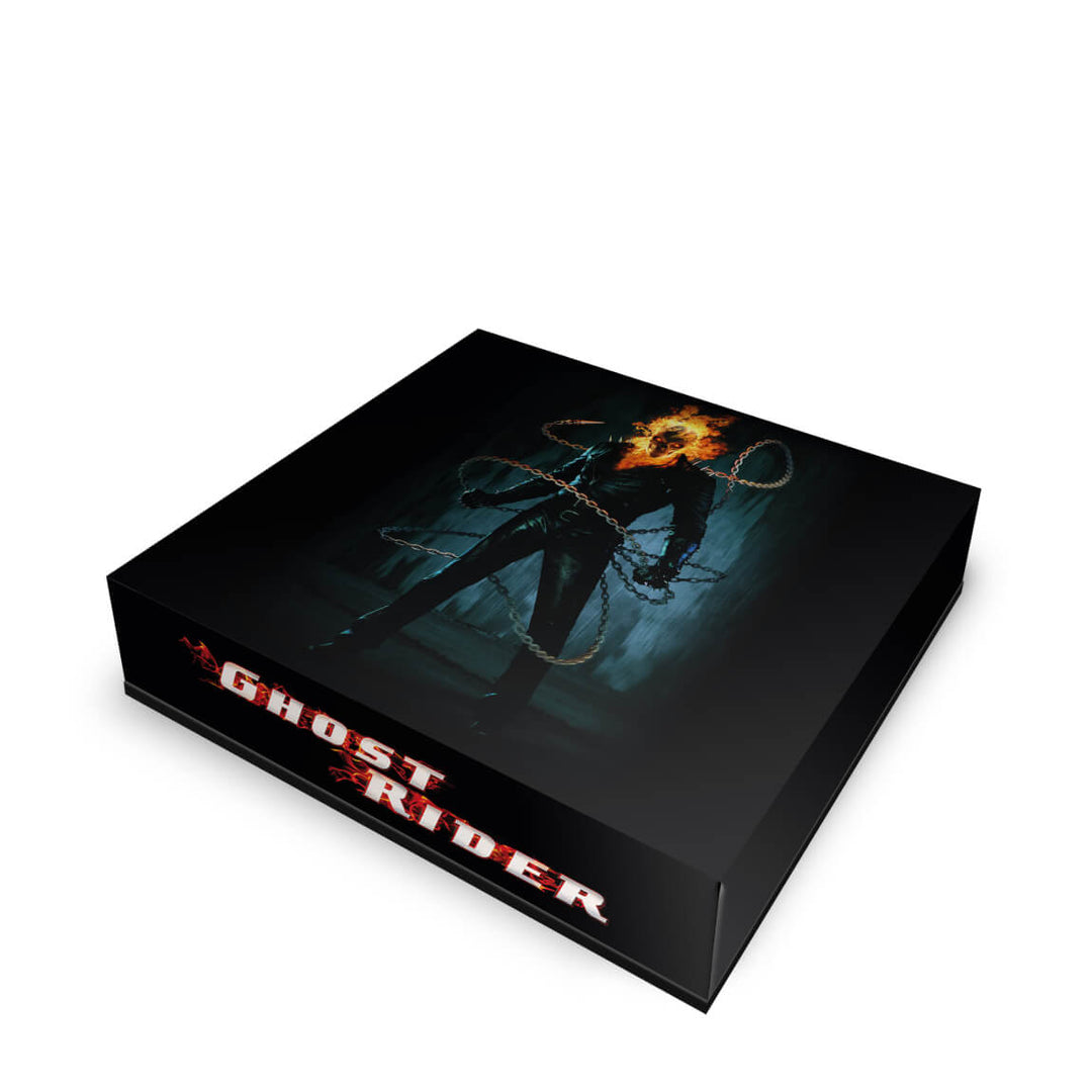 Capa Anti Poeira PS3 Slim - Ghost Rider Motoqueiro #b - Pop Arte Skins - foto 2