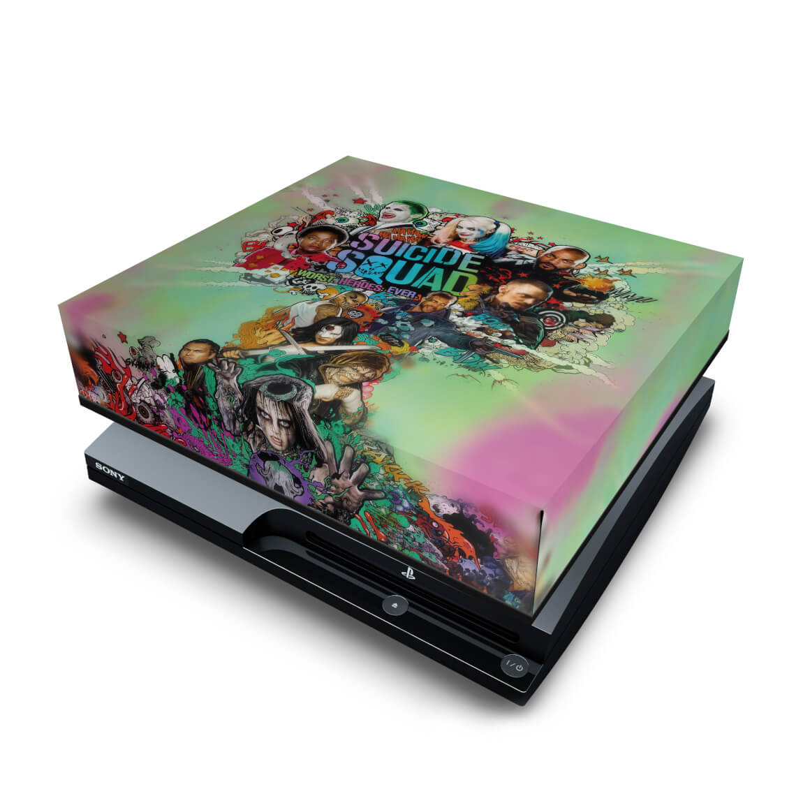 PS3 Slim Capa Anti Poeira - Esquadrão Suicida