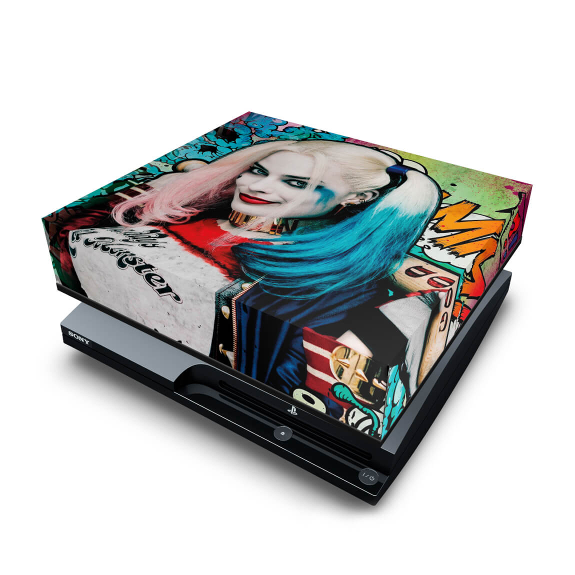 PS3 Slim Capa Anti Poeira - Esquadrão Suicida Coringa
