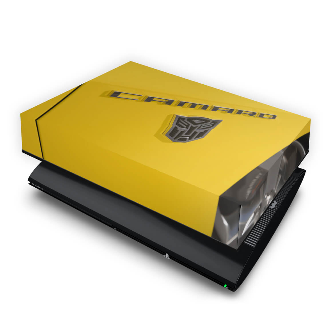 Capa Anti Poeira PS3 Super Slim - Transformers Camaro