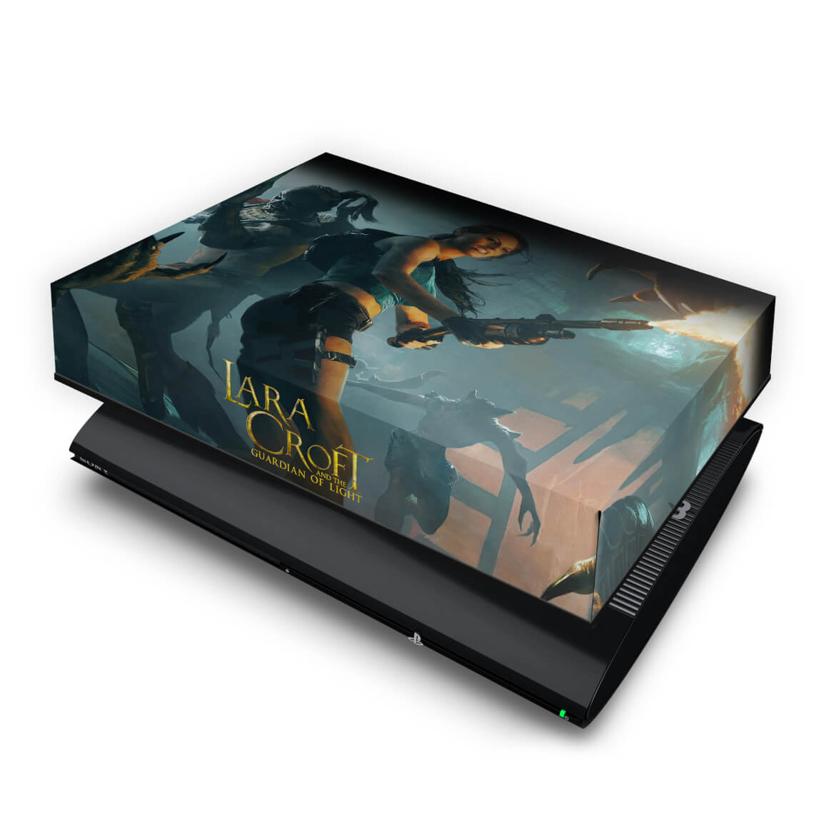 Capa Anti Poeira PS3 Super Slim - Lara Tomb Raider