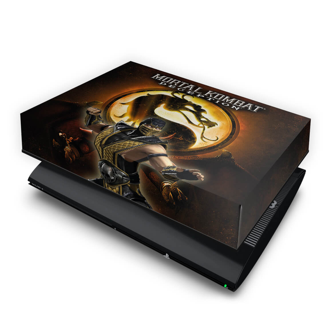 Capa Anti Poeira PS3 Super Slim - Mortal Kombat #b