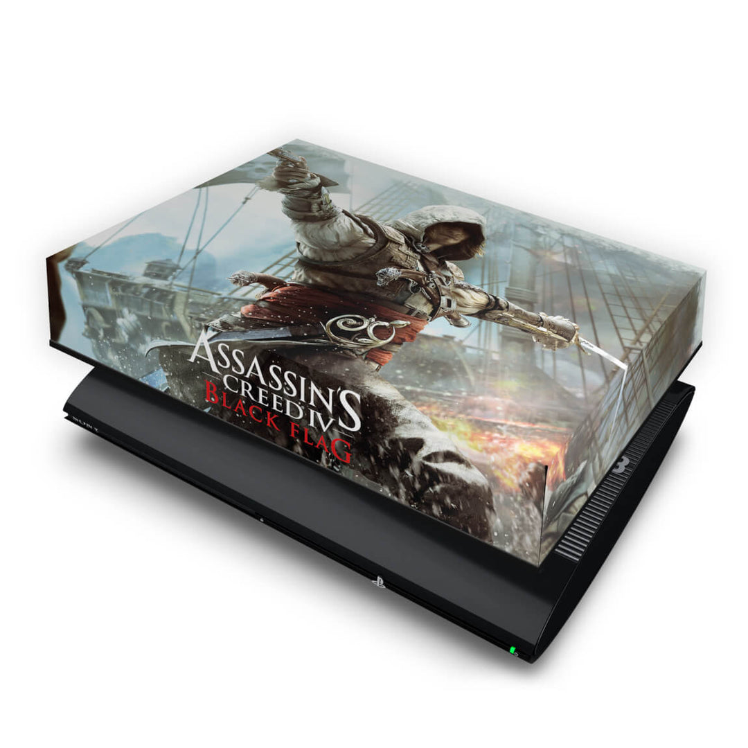 Capa Anti Poeira PS3 Super Slim - Assassins Creed IV Black Flag