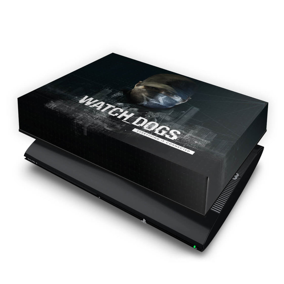 Capa Anti Poeira PS3 Super Slim - Watch Dogs