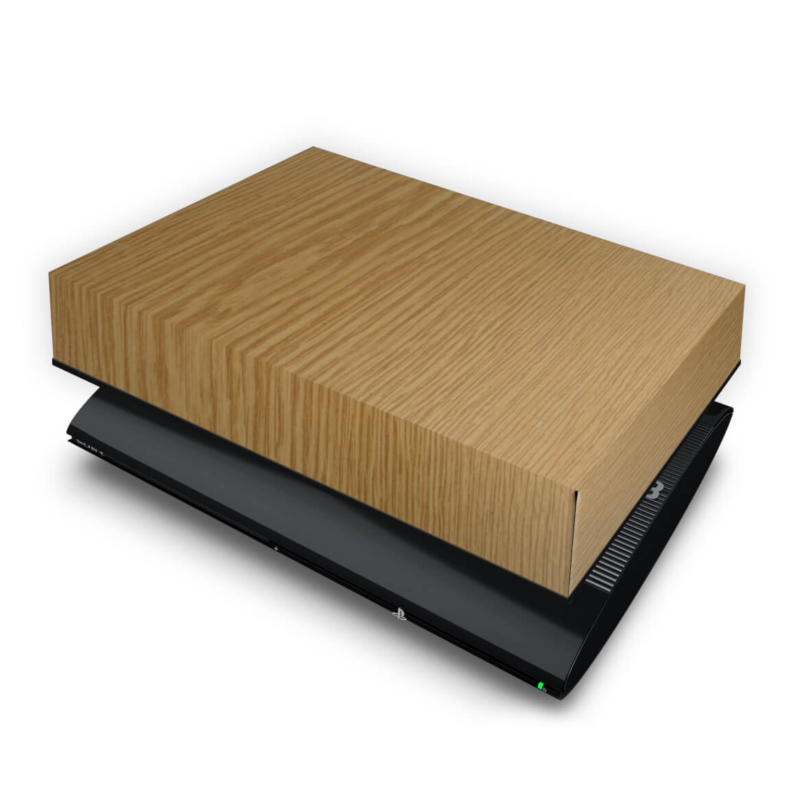 PS3 Super Slim Capa Anti Poeira - Madeira #2