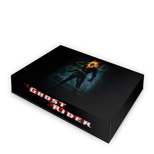 PS3 Super Slim Capa Anti Poeira - Ghost Rider Motoqueiro #b