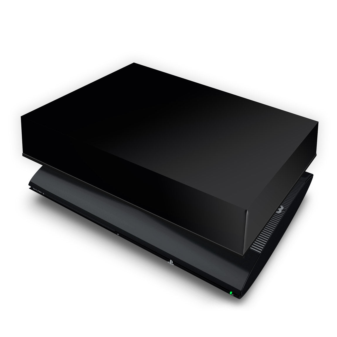 PS3 Super Slim Capa Anti Poeira - Preta All Black