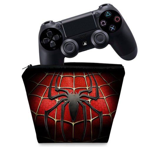 Capa Case PS4 Controle - Spider Man - Homem Aranha