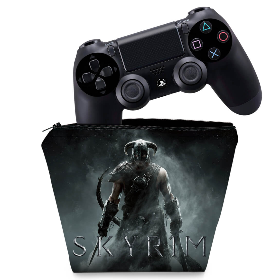 Capa PS4 Controle Case - Skyrim