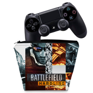 Capa Case PS4 Controle - Battlefield Hardline - Pop Arte Skins