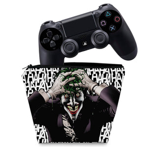 Capa Case PS4 Controle - Joker Coringa Batman - Pop Arte Skins