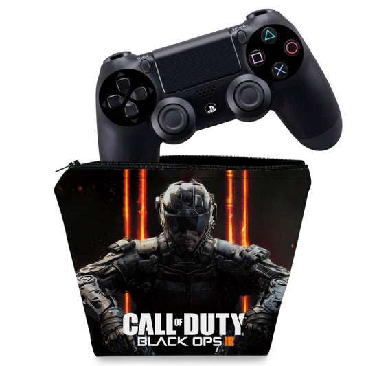 Capa PS4 Controle Case - Call Of Duty Black Ops 3
