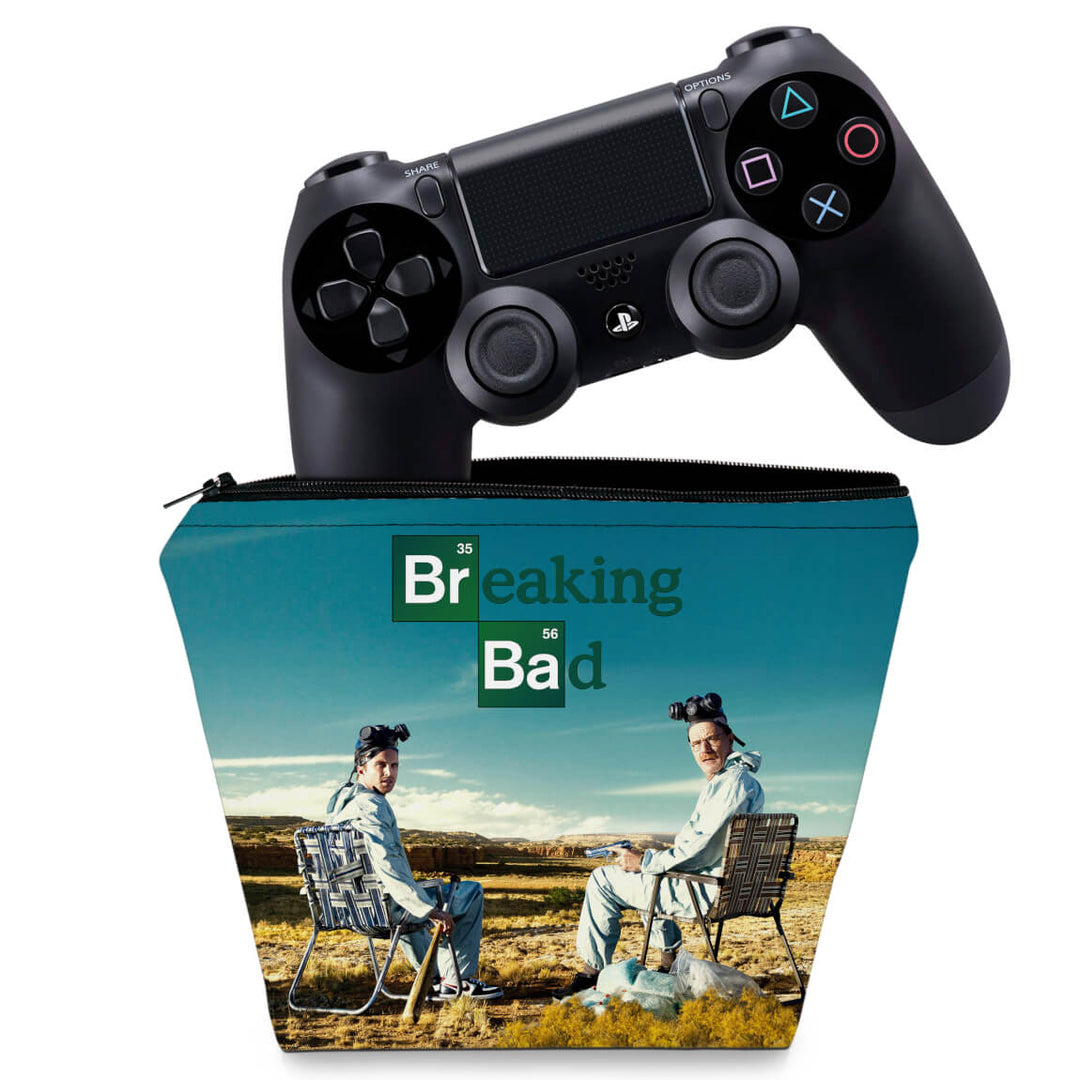 Capa Case PS4 Controle - Breaking Bad - Pop Arte Skins