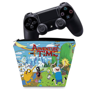 Capa Case PS4 Controle - Hora De Aventura - Pop Arte Skins