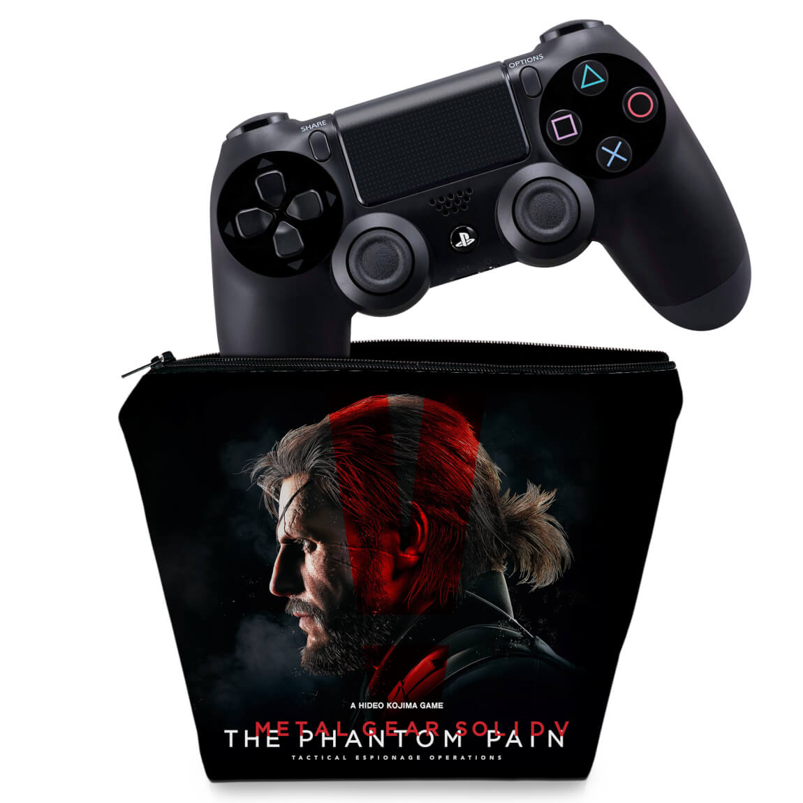 Capa PS4 Controle Case - Metal Gear Solid 5: The Phantom Pain