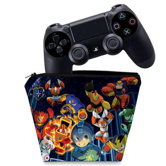 Capa PS4 Controle Case - Megaman Legacy Collection