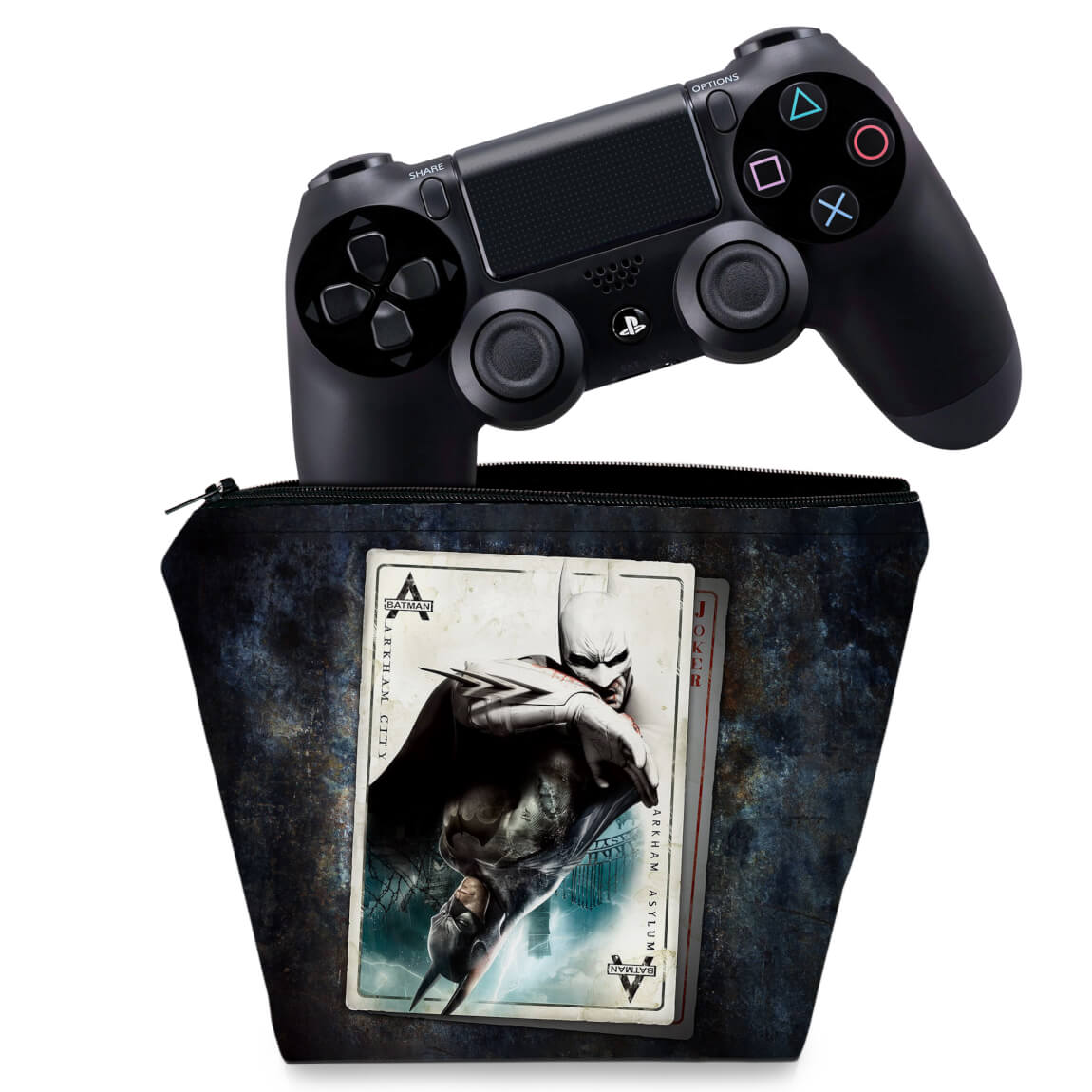 Capa PS4 Controle Case - Batman Return To Arkham