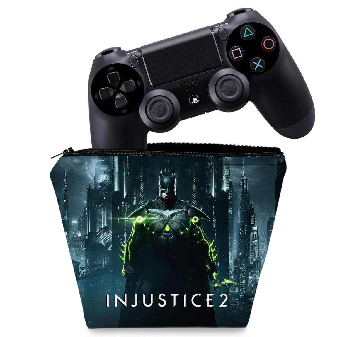 Capa Case PS4 Controle - Injustice 2