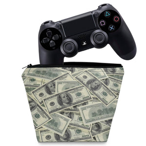 Capa Case PS4 Controle - Dollar Money Dinheiro - Pop Arte Skins