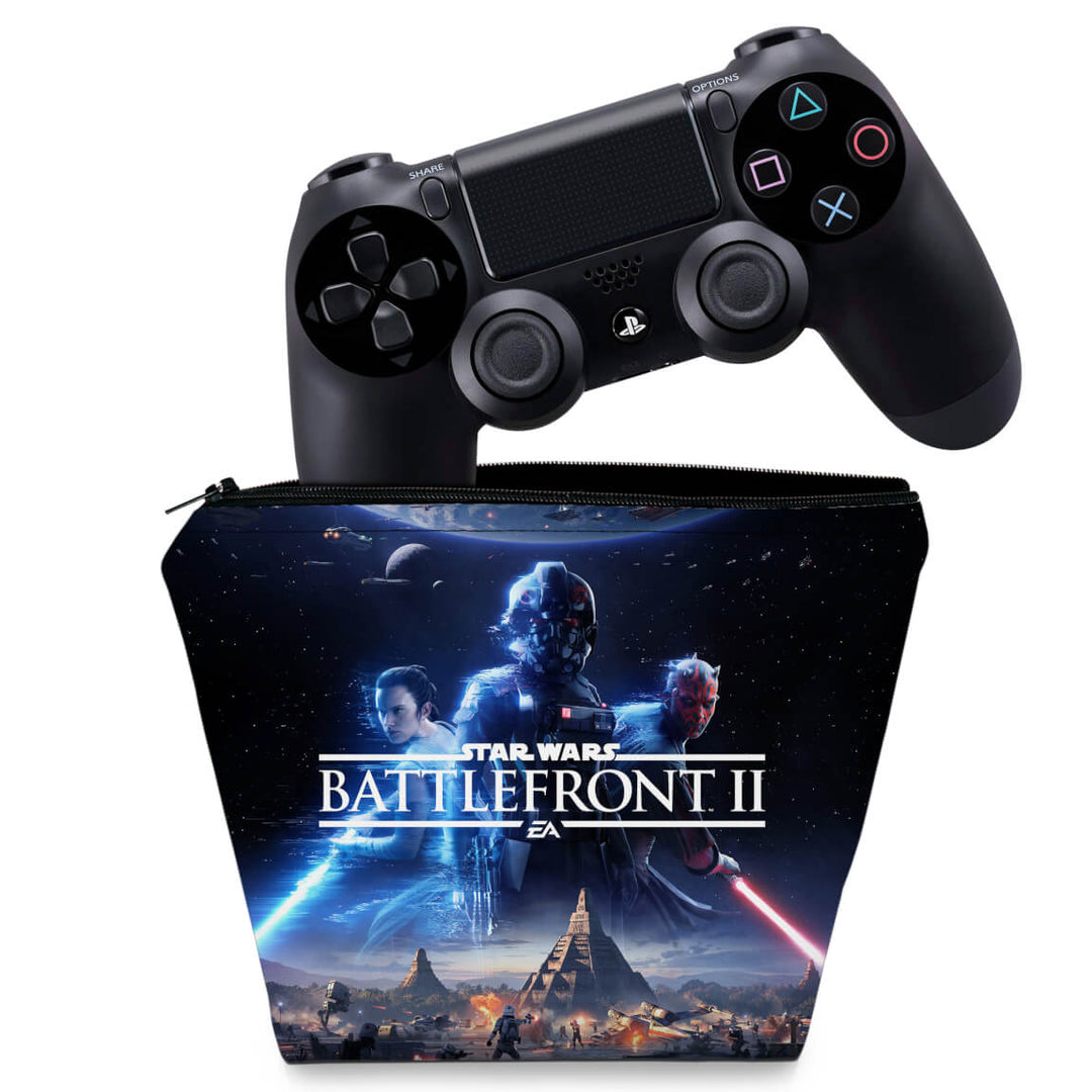 Capa Case PS4 Controle - Star Wars - Battlefront 2 - Pop Arte Skins