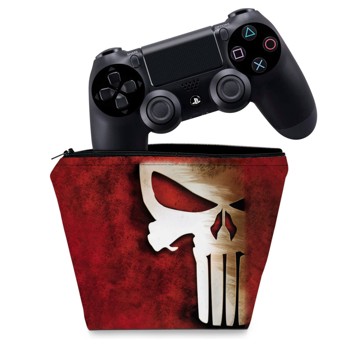 Capa Case PS4 Controle - The Punisher Justiceiro - Pop Arte Skins