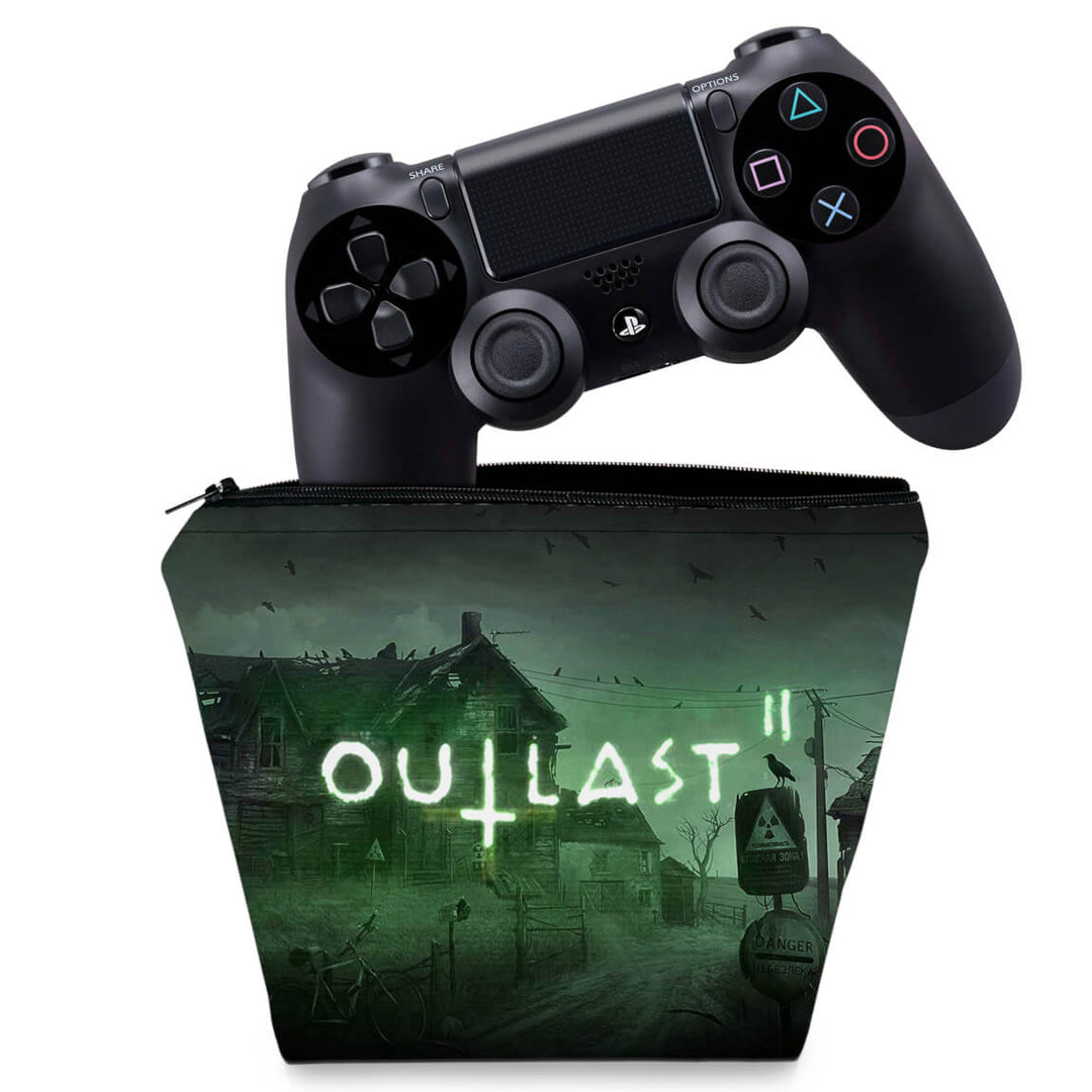 Capa Case PS4 Controle - Outlast 2 - Pop Arte Skins
