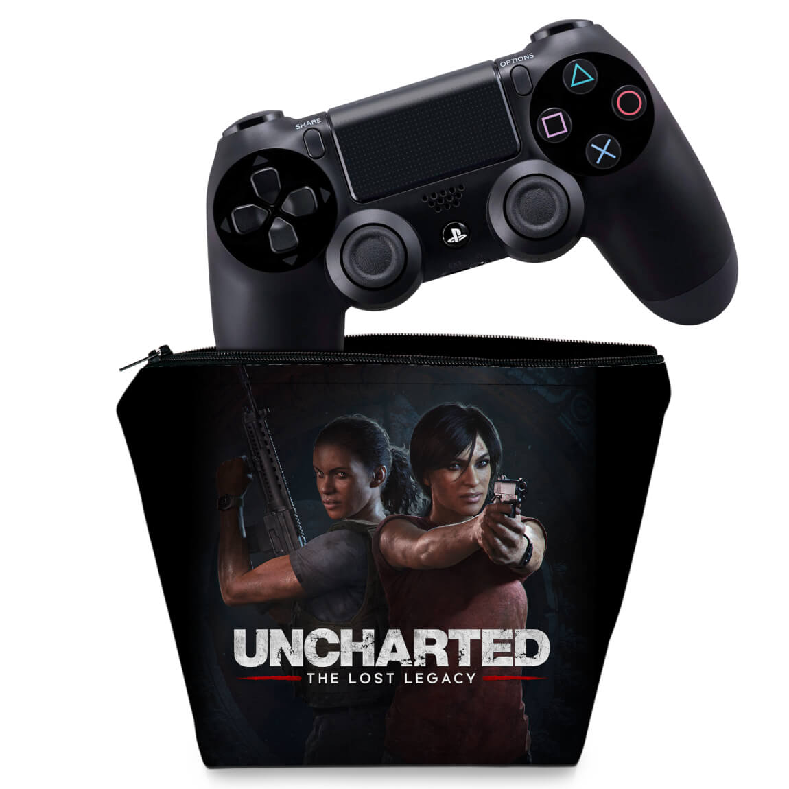 Capa Case PS4 Controle - Uncharted Lost Legacy
