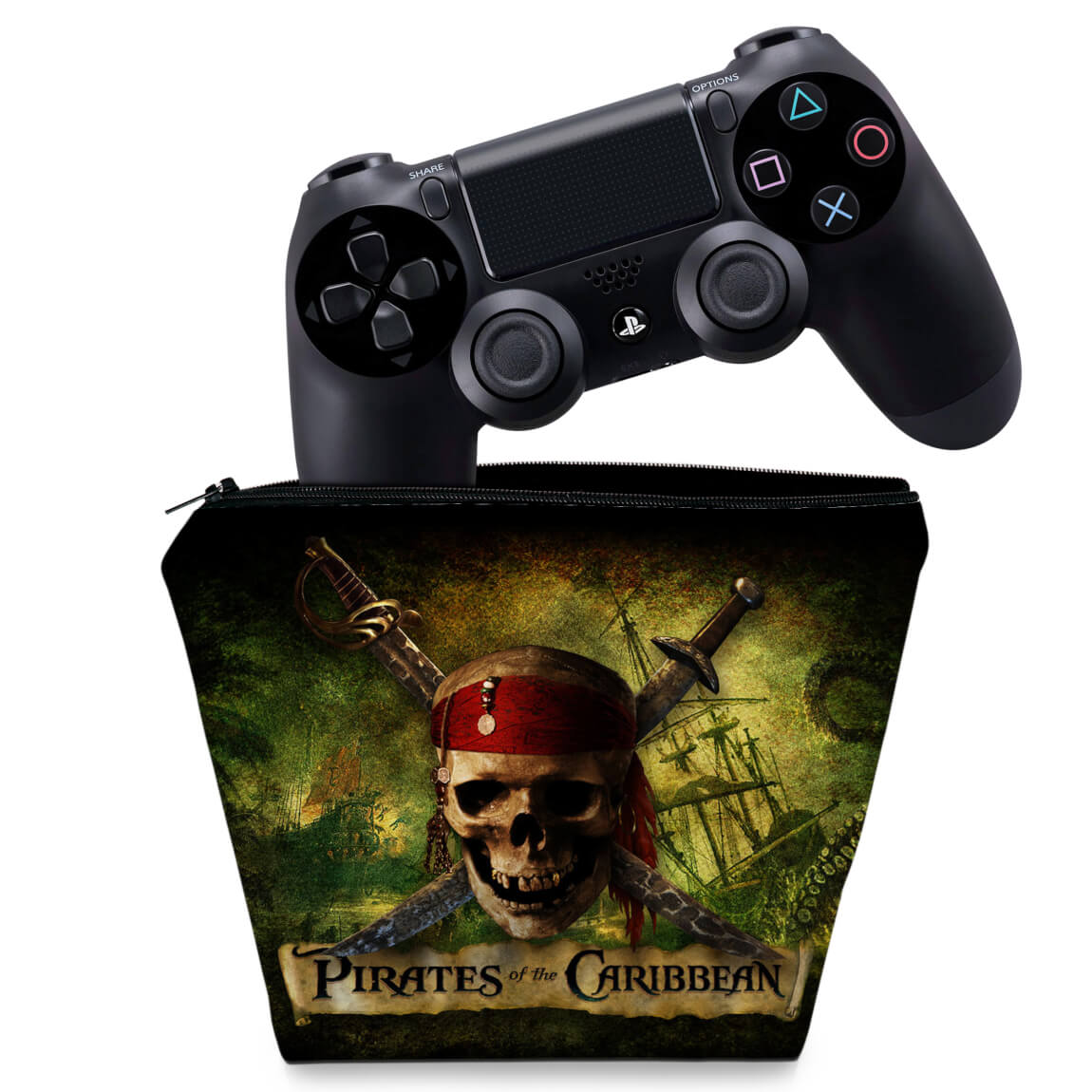 Capa Case PS4 Controle - Piratas Do Caribe