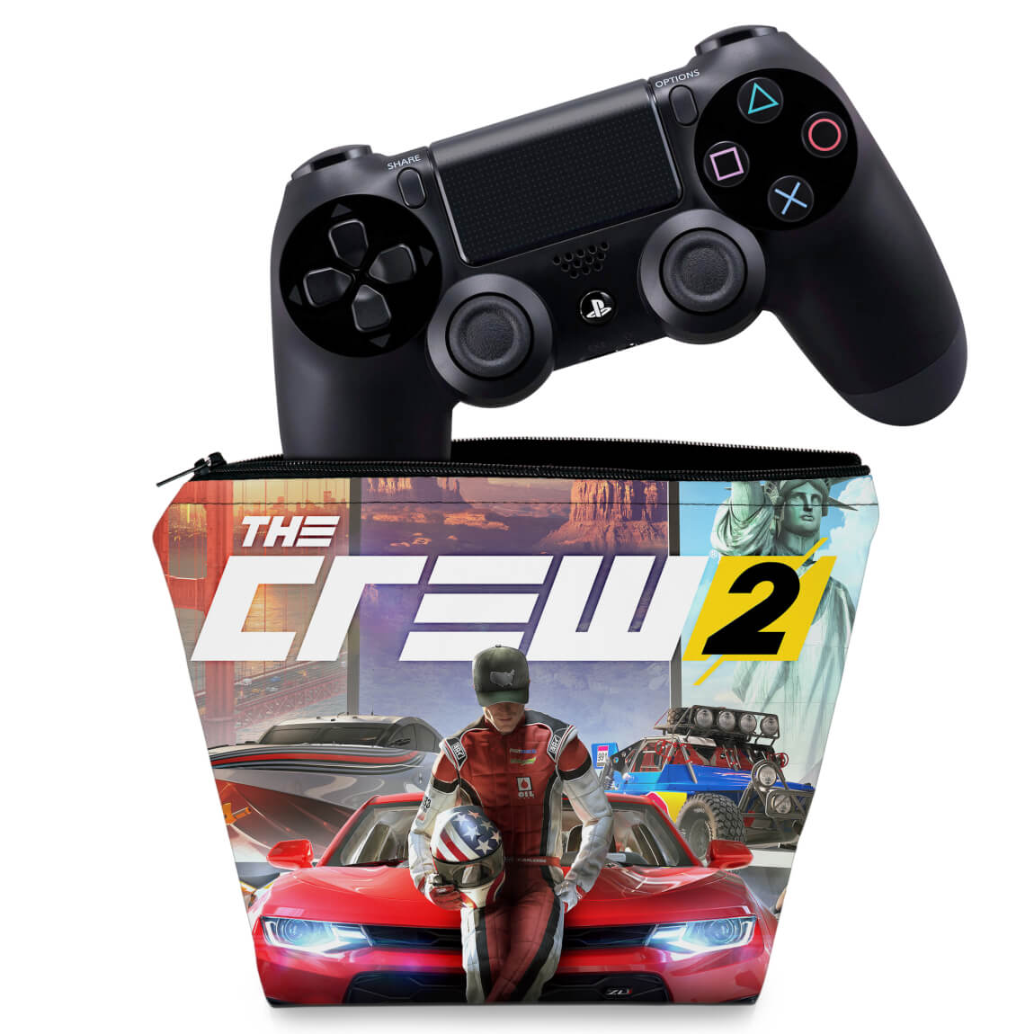 Capa Case PS4 Controle - The Crew 2