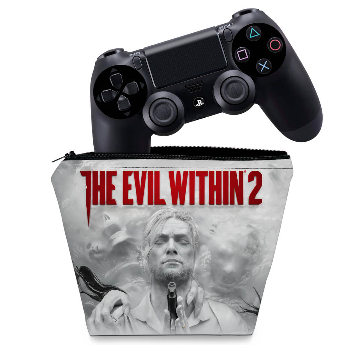 Capa Case PS4 Controle - The Evil Within 2