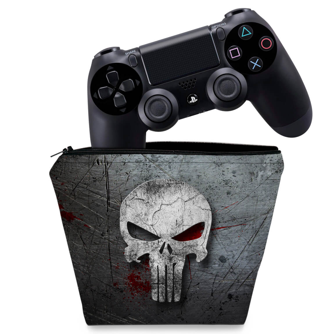 Capa Case PS4 Controle - The Punisher Justiceiro #B