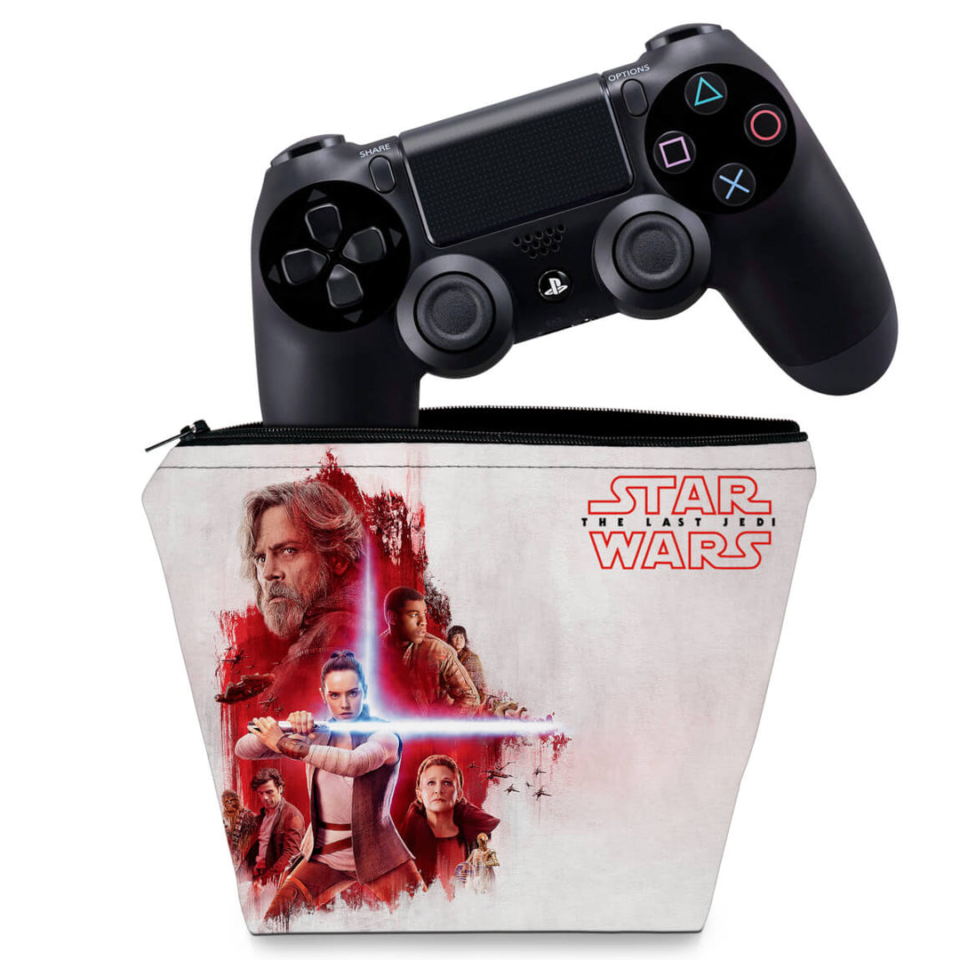 Capa Case PS4 Controle - Star Wars The Last Jedi - Pop Arte Skins