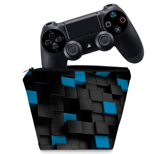Capa PS4 Controle Case - Cubos