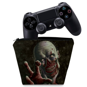 Capa Case PS4 Controle - Zombie Zumbi The Walking - Pop Arte Skins