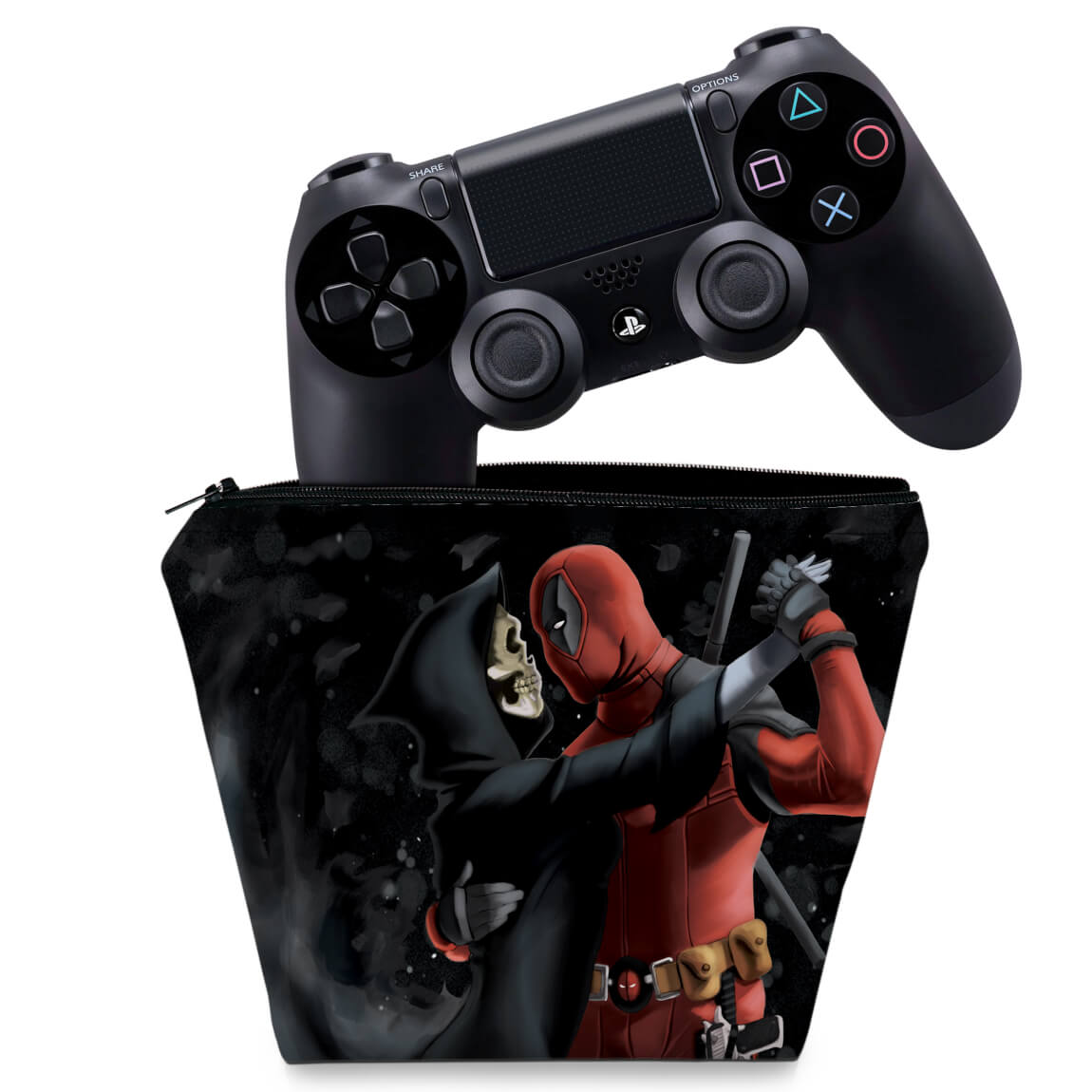 Capa Case PS4 Controle - Deadpool 2