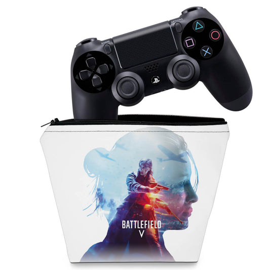 Capa PS4 Controle Case - Battlefield V