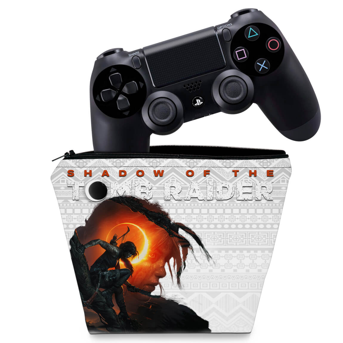 Capa Case PS4 Controle - Shadow Of The Tomb Raider