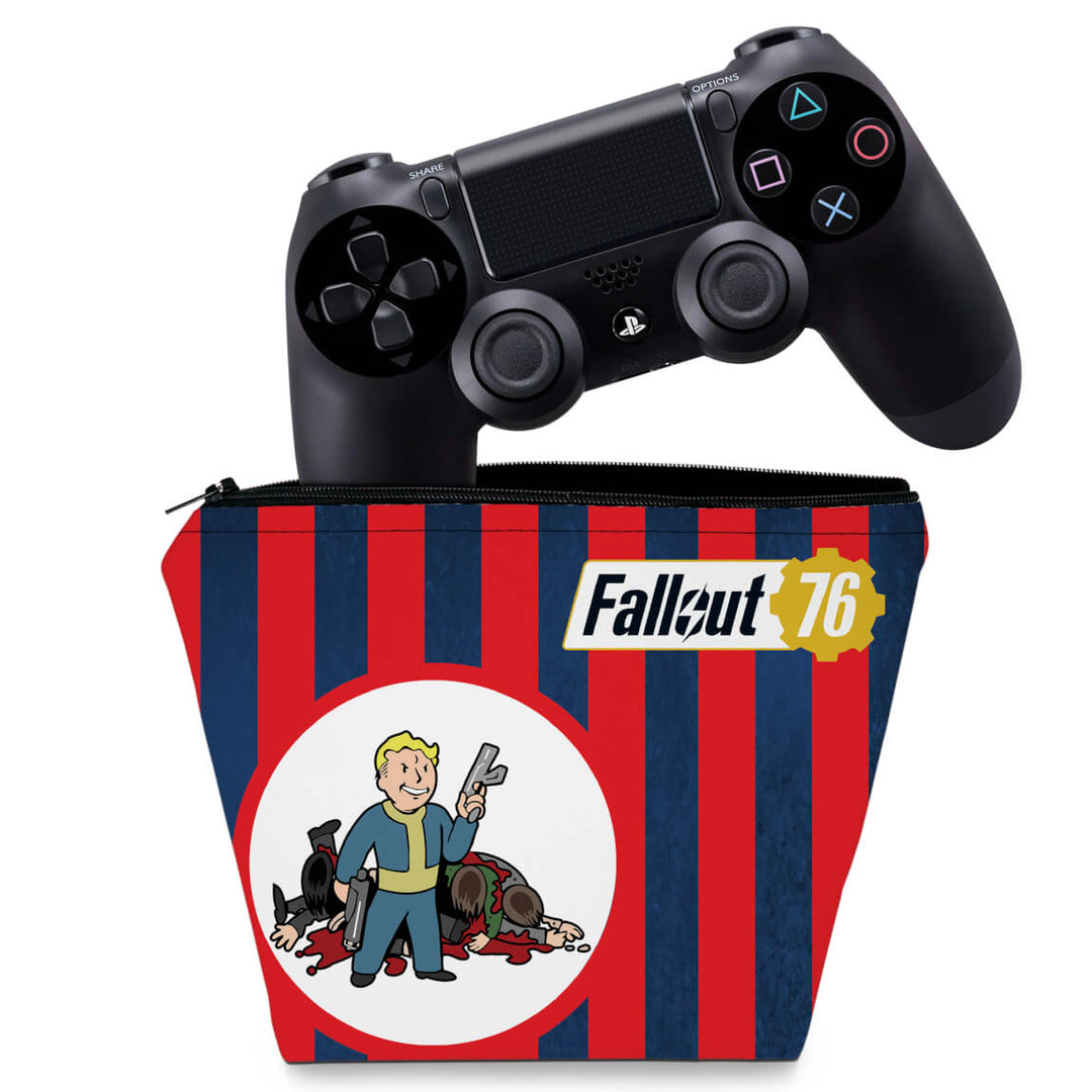 Capa Case PS4 Controle - Fallout 76 - Pop Arte Skins